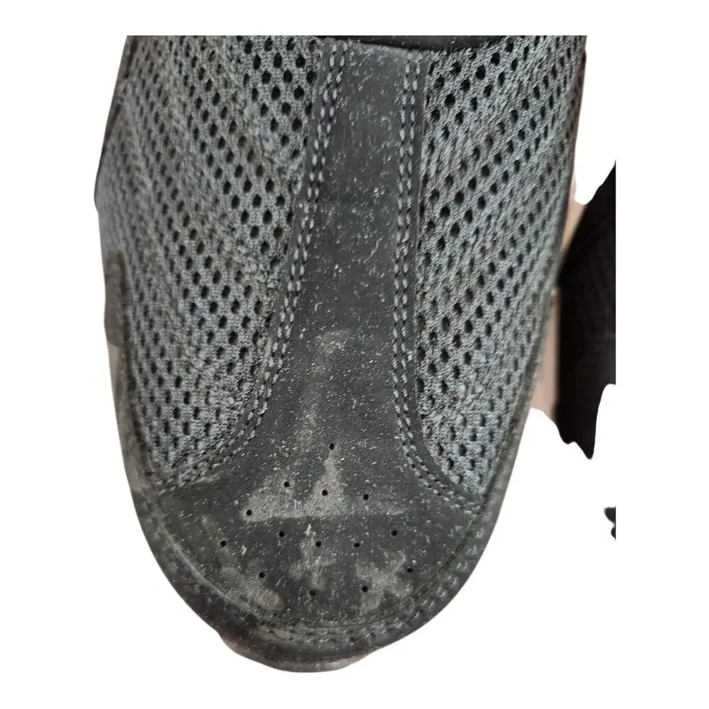 KIng Size mens slip on shoes sz 13W black‎ white comfort slide 15049